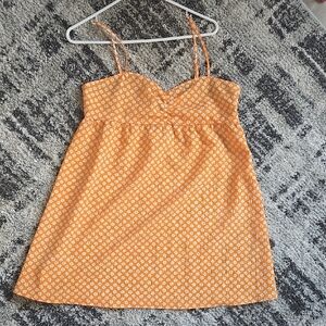 Orange Floral Sundress